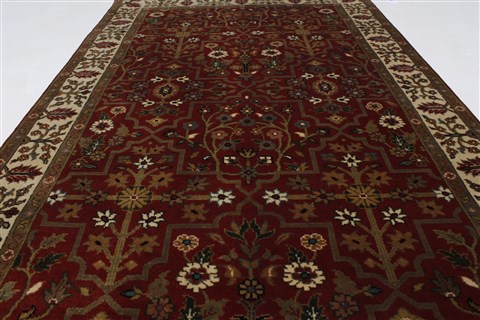 Semnan Beige Hand Knotted 30 X 410 Area Rug 250-27499 Image 4