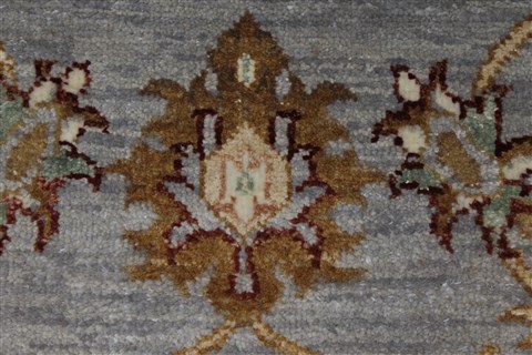 Pishavar Beige Hand Knotted 30 X 52 Area Rug 250-27503 Image 10