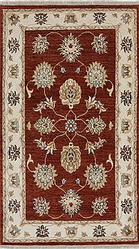 Ziegler Beige Hand Knotted 3'0" X 5'1"  Area Rug 250-27504