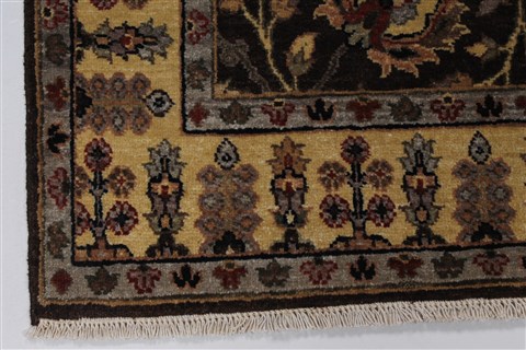 Pishavar Beige Hand Knotted 30 X 50 Area Rug 250-27506 Image 22