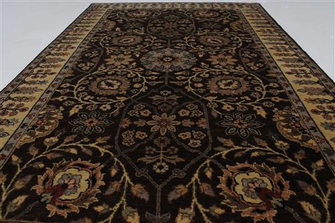 Pishavar Beige Hand Knotted 30 X 50 Area Rug 250-27506 Image 4