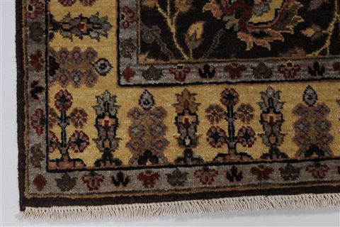 Pishavar Beige Hand Knotted 30 X 50 Area Rug 250-27506 Image 7