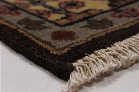 Pishavar Beige Hand Knotted 30 X 50 Area Rug 250-27506 Image 8