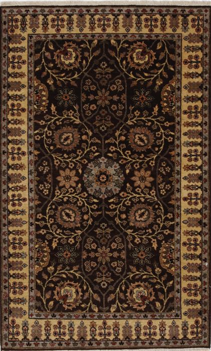 Pishavar Beige Hand Knotted 30 X 50 Area Rug 250-27506 Image 0