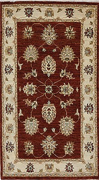 Ziegler Beige Hand Knotted 3'0" X 5'0"  Area Rug 250-27508