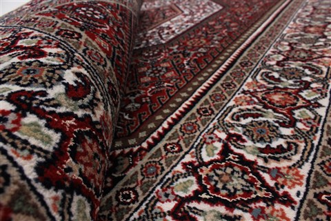 Bidjar Beige Hand Knotted 30 X 55 Area Rug 250-27510 Image 10