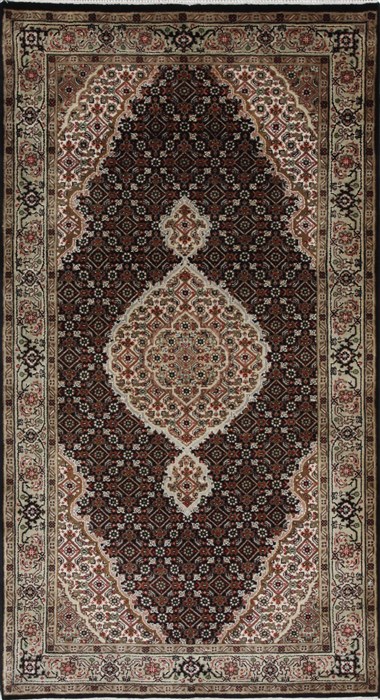 Mahi Beige Hand Knotted 28 X 411 Area Rug 250-27517 Image 0
