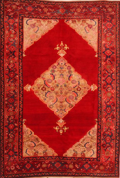 Karabakh Red Hand Knotted 59 X 83 Area Rug 100-27520 Image 0