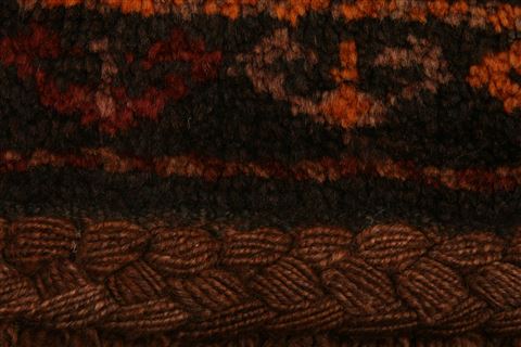Kazak Brown Runner Hand Knotted 311 X 113 Area Rug 100-27521 Image 5