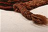 Kazak Brown Runner Hand Knotted 311 X 113 Area Rug 100-27521 Thumb 6