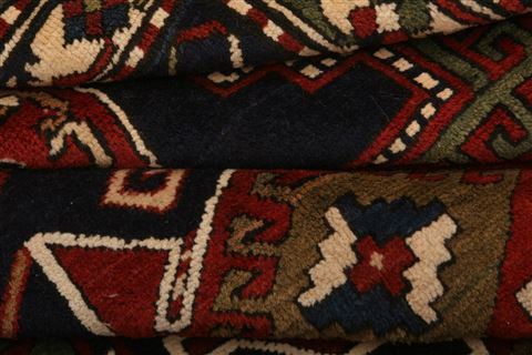 Kazak Red Hand Knotted 410 X 78 Area Rug 253-27522 Image 3
