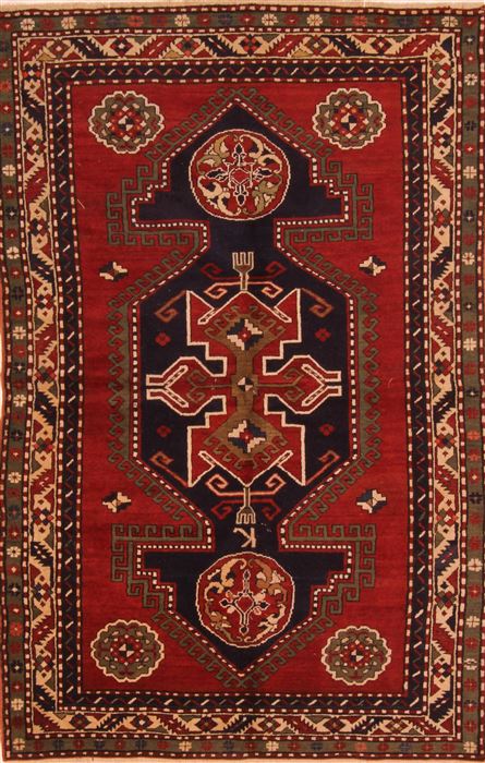 Kazak Red Hand Knotted 410 X 78 Area Rug 253-27522 Image 0