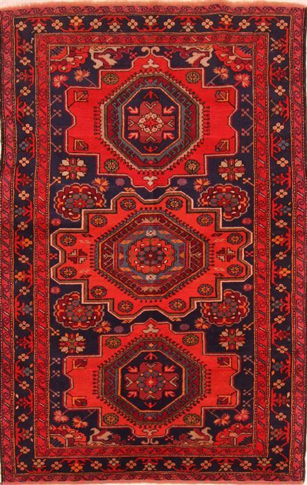 Karabakh Red Hand Knotted 46 X 70 Area Rug 100-27524 Image 0