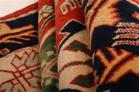 Kazak Red Hand Knotted 46 X 71 Area Rug 100-27525 Image 2