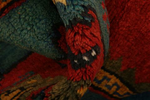Kazak Red Hand Knotted 50 X 90 Area Rug 253-27532 Image 1