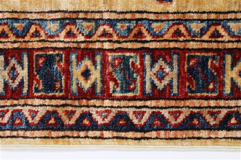 Kazak Blue Hand Knotted 211 X 49 Area Rug 250-27533 Image 4