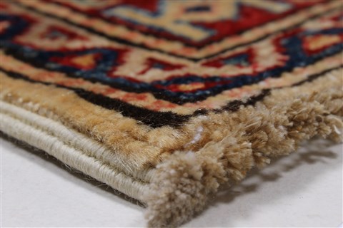 Kazak Blue Hand Knotted 211 X 49 Area Rug 250-27533 Image 7