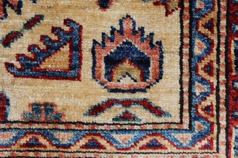 Kazak Blue Hand Knotted 211 X 49 Area Rug 250-27533 Image 9