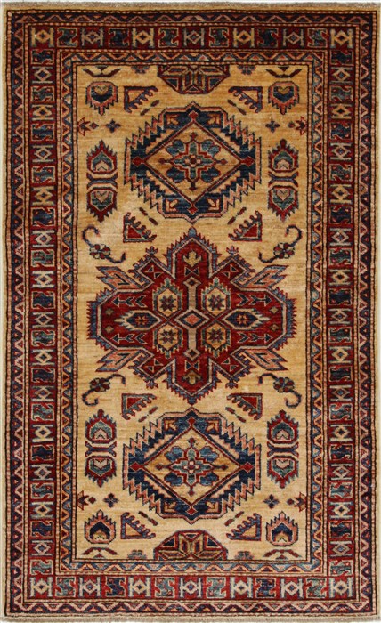 Kazak Blue Hand Knotted 211 X 49 Area Rug 250-27533 Image 0