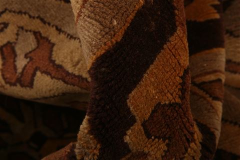 Kazak Brown Hand Knotted 50 X 62 Area Rug 100-27534 Image 1