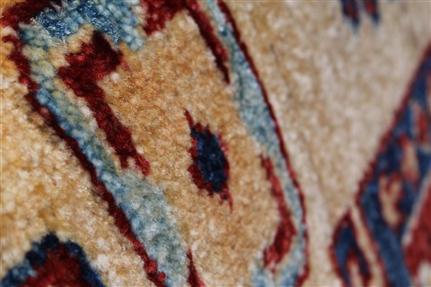 Kazak Yellow Hand Knotted 35 X 48 Area Rug 250-27535 Image 11