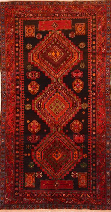 Kazak Red Runner Hand Knotted 50 X 97 Area Rug 100-27536 Image 0