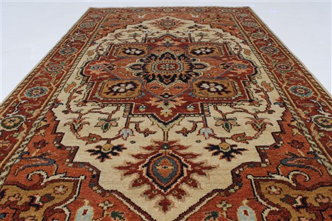 Serapi Brown Hand Knotted 211 X 50 Area Rug 250-27537 Image 2