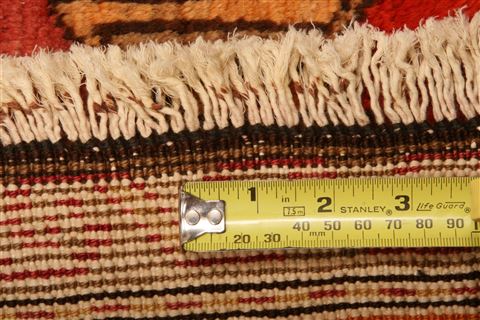 Karabakh Red Runner Hand Knotted 48 X 97 Area Rug 253-27538 Image 4
