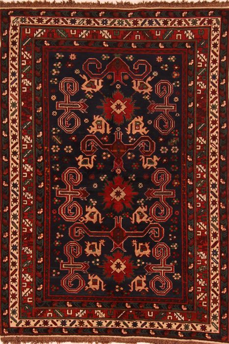 Shirvan Red Hand Knotted 49 X 68 Area Rug 100-27539 Image 0