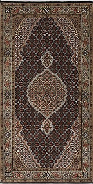 Indian Mahi Beige Rectangle 3x5 ft Wool Carpet 27540