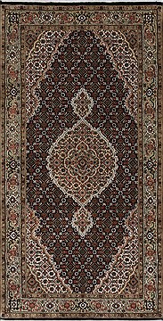 Mahi Beige Hand Knotted 2'7" X 5'0"  Area Rug 250-27540