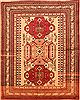 Kazak Beige Hand Knotted 54 X 69 Area Rug 100-27541 Thumb 0