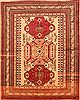 Kazak Beige Hand Knotted 54 X 69  Area Rug 100-27541 Thumb 0