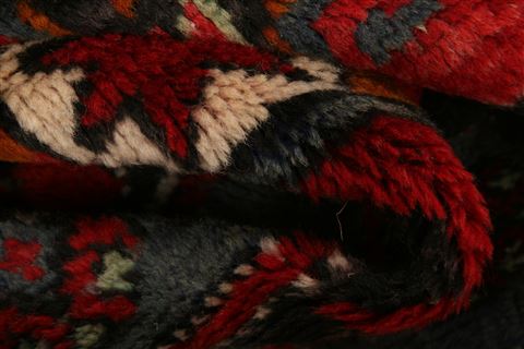 Kurdi Red Hand Knotted 53 X 95 Area Rug 100-27542 Image 3