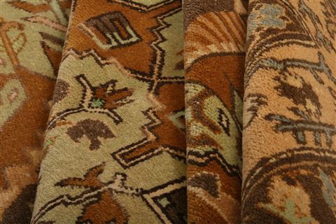Kazak Brown Hand Knotted 47 X 80 Area Rug 100-27544 Image 2