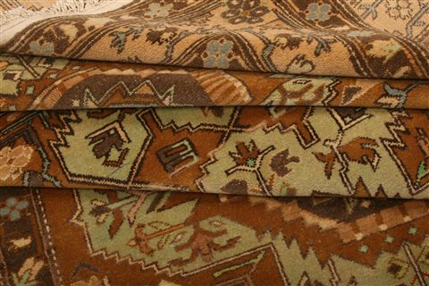 Kazak Brown Hand Knotted 47 X 80 Area Rug 100-27544 Image 3