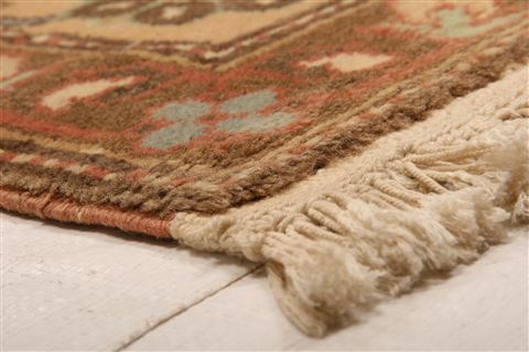 Kazak Brown Hand Knotted 47 X 80 Area Rug 100-27544 Image 5