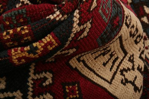 Karabakh Red Hand Knotted 41 X 83 Area Rug 100-27545 Image 1
