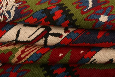 Sanandaj Multicolor Flat Woven 32 X 510 Area Rug 100-27547 Image 3