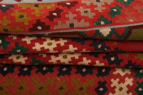 Qashqai Multicolor Flat Woven 34 X 410 Area Rug 100-27548 Image 3