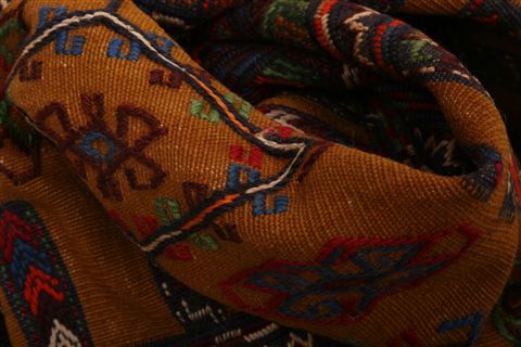 Afshar Orange Flat Woven 29 X 51 Area Rug 253-27553 Image 2