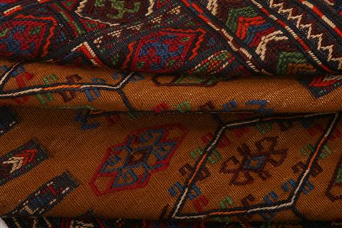 Afshar Orange Flat Woven 29 X 51 Area Rug 253-27553 Image 4