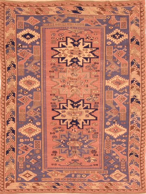 Afshar Red Flat Woven 42 X 58 Area Rug 253-27554 Image 0