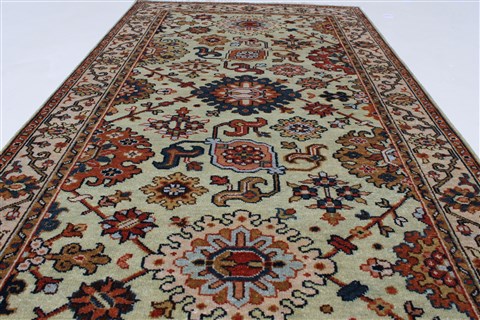 Serapi Green Hand Knotted 30 X 51 Area Rug 250-27557 Image 2