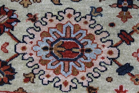 Serapi Green Hand Knotted 30 X 51 Area Rug 250-27557 Image 8