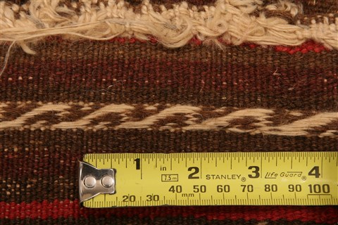 Baluch Brown Flat Woven 46 X 47 Area Rug 253-27558 Image 8