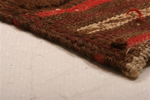 Baluch Brown Flat Woven 46 X 47 Area Rug 253-27558 Image 9