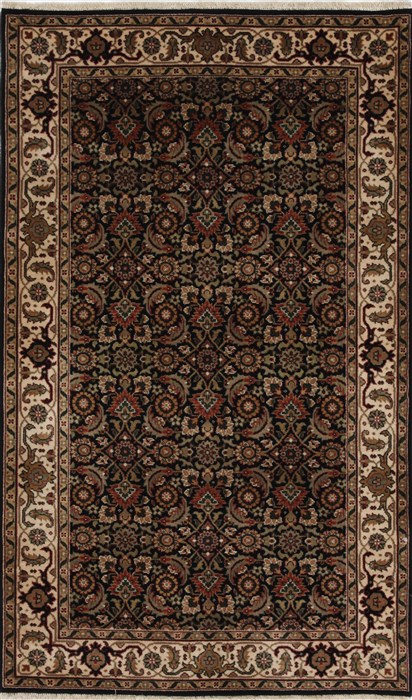 Herati Brown Hand Knotted 30 X 50  Area Rug 250-27560 Image 0