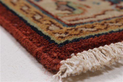 Serapi Green Hand Knotted 31 X 51 Area Rug 250-27563 Image 7