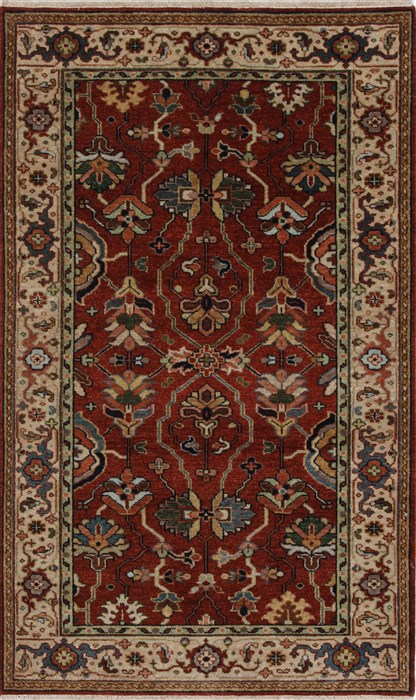 Serapi Green Hand Knotted 31 X 51 Area Rug 250-27563 Image 0